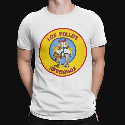 Buy Los Pollos Hermanos T-Shirt - Breaking Bad - Retro -Action -TV- American • 8.39£