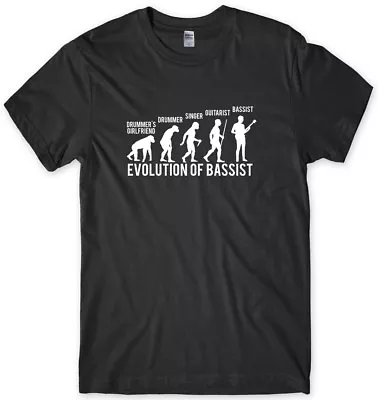 Buy Evolution Of Bassist Mens Funny Unisex T-Shirt • 11.99£