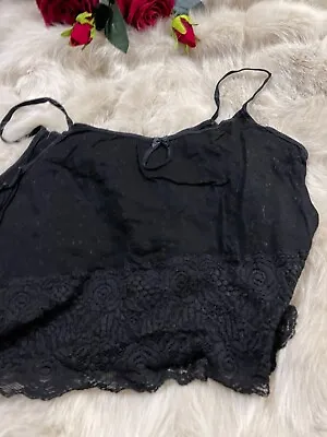 Buy Nice Black Camisole Sleepwear Nightwear Size XL • 25.51£