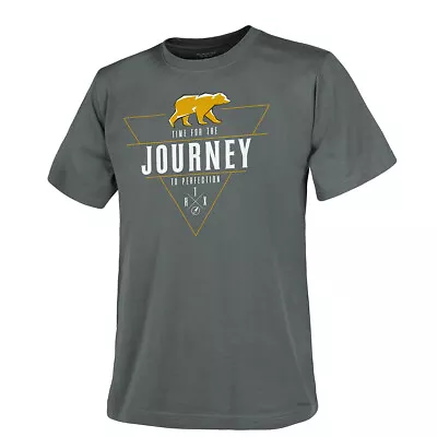 Buy Helikon Journey To Perfection T-Shirt Mens Comfortable-Cut Shadow Grey • 29.95£
