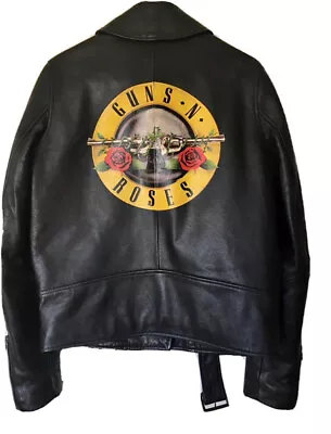 Buy Guns N Roses M 2017 Offical Leather Jacket  Vintage Licensed Bravado Melbourne • 250.33£