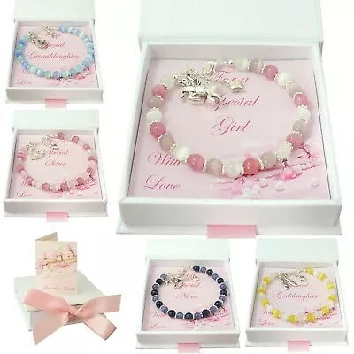 Buy Girls Bracelets, Children's Jewellery, Pretty Bracelets For Granddaughter, Niece • 11.99£