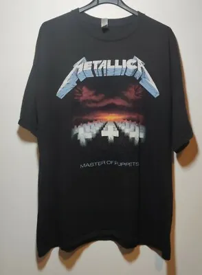 Buy Official Metallica Master Of Puppets Original Album T-shirt Black XXL • 18.99£