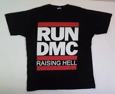 Buy RUN DMC Raising Hell T.shirt, Black Size XL VGC • 40£