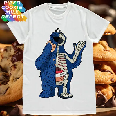 Buy Cookie Monster Unisex Tshirt Sesame Street Funny Fan Retro Comedy Show Cartoon • 11.95£