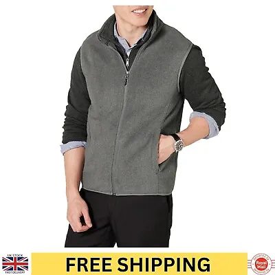 Buy Mens Fleece Bodywarmer Size 3XL Plus Tall Warm Sleeveless Vest Gillet Jacket New • 14.95£