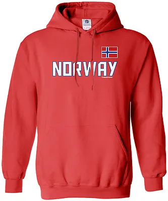 Buy Threadrock Women's Norway National Team Hoodie Sweatshirt Norwegian Pride • 31.14£