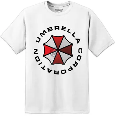 Buy Mens Umbrella Corporation Classic Logo T Shirt Resident Evil T Virus Hive Racoon • 19.99£