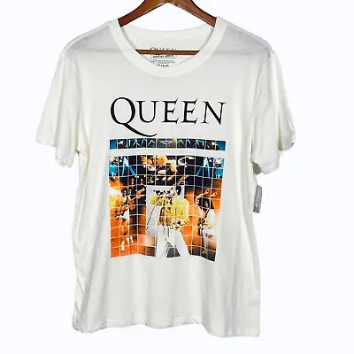 Buy NEW Queen Band Tee Womens Top T Shirt Small Lightweight Thin Knit Retro Merch • 10.83£