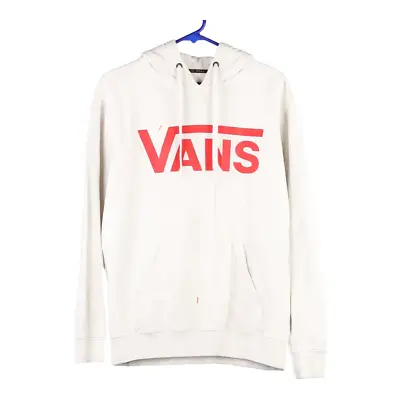 Buy Vans Hoodie - Small White Cotton Blend • 9.70£