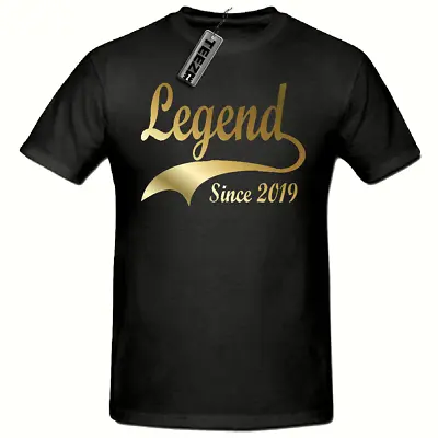 Buy Gold Legend Since ( Any Year) Tshirt, Funny Novelty Mens Tshirt,Legend Tshirt • 9.50£