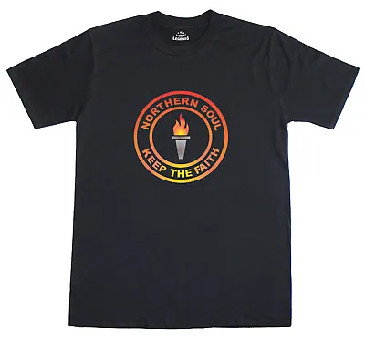 Buy Mens T Shirt Northern Soul Retro Keep The Faith Logo 100% Cotton Top • 9.99£