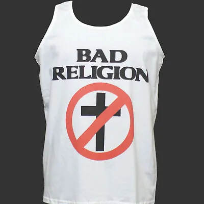 Buy Bad Religion Hardcore Punk Rock T-SHIRT Vest Top Unisex White S-2XL • 13.99£