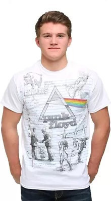 Buy Pink Floyd - Sketch Mens T Shirt - Size M • 29.99£