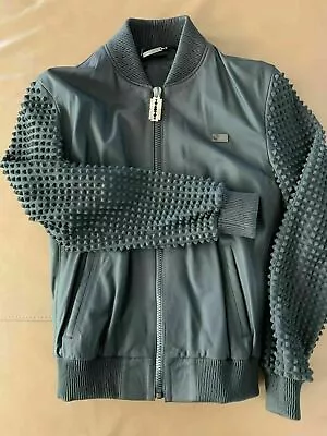 Buy Philipp Plein LUXURY LIMITED STUDS SKULL NIETEN LEATHER Jacket Leather Jacket S • 1,412.73£