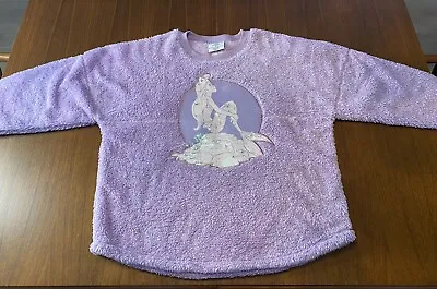 Buy The Little Mermaid Anniversary Spirit Jersey For Adults Purple Sequin Medium • 57£