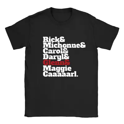 Buy Walking Dead Names Mens T-Shirt Rick Grimes Michonne Daryl Gift Present Fan • 9.49£
