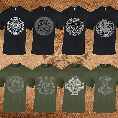 Buy Viking T Shirts Mens Vikings Thor Odin Loki Ragnar Ancient Axe Cool Fashion Top • 8.99£