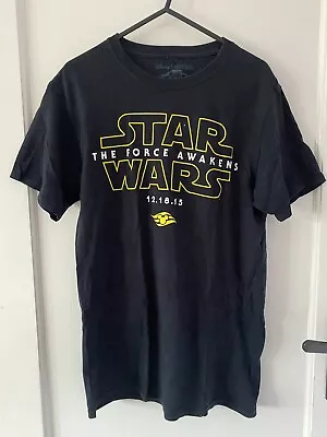 Buy Disney Cruise Line Star Wars The Force Awakens 2015 T-shirt Size Small • 5£