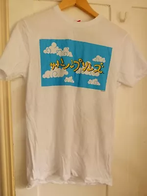 Buy Primark Simpsons Licensed Cloud Japanese Logo T-Shirt - Size S • 3.99£
