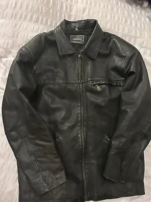 Buy Vintage Versace Jean Couture Leather Jacket • 25£