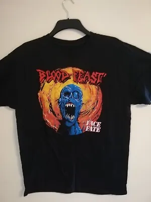 Buy Blood Feast Face Fate Headdbangers Open Air 2013 Shirt L Thrash Slayer Anthrax • 18£