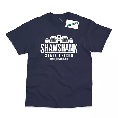 Buy Shawshank State Prison Inspired By Shawshank Redemption Printed T-Shirt • 13.95£
