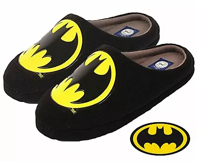 Buy Mens Novelty Batman Slippers Slip-on Warm Comfy Indoor Mules Xmas Gift  • 14.99£