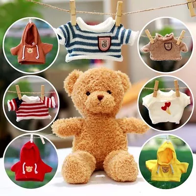 Buy Teddy Bear Clothes T Shirts & Hoodies Fit 20cm Build A Bear DIY Doll Accessories • 2.87£