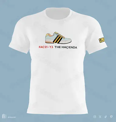 Buy 'HACIENDA FAC51' - Factory Madchester Happy Mondays Shoes Adidas Trainers Tshirt • 21.99£