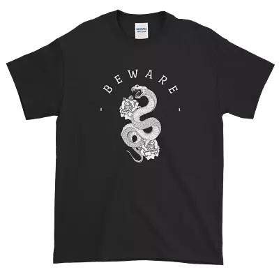 Buy Snake Rose Tattoo Skull Skate Vintage Punk Rock Hip Hop Unisex T-shirt 004 • 12.99£