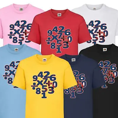 Buy New Boys Girls 2022 Novelty Spiderman Maths Day T-Shirt Number Kids School Tee • 5.49£
