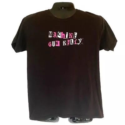 Buy Machine Gun Kelly MGK Black Pink 2 Sided I Love Ex’s Best Friend T-shirt… • 19.29£