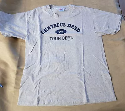Buy Grateful Dead Jerry Garcia 95 TOUR DEPT T Shirt   XL GRAY • 46.18£