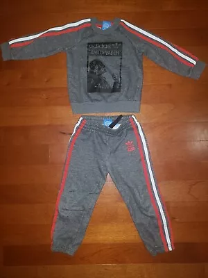 Buy Adidas Kids Star Wars Darth Vader Sweat Suit Size 4T • 27.56£