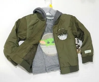 Buy Boys Star Wars Baby Yoda Jacket & Shirt Set • 12.86£