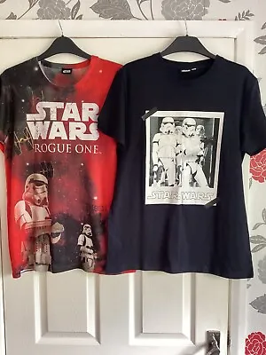 Buy 2 Boys Star Wars T Shirts.size M • 0.99£