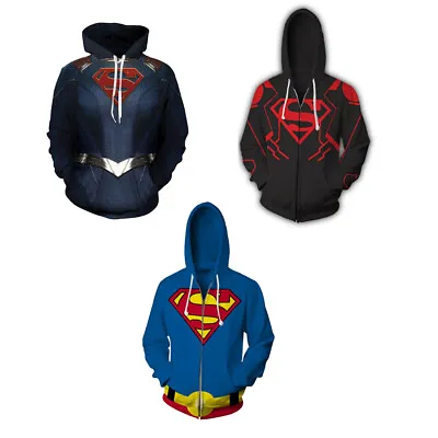 Buy Superman Lois 3D Hoodies Cosplay Superhero Adult Sweatshirts Jacket Coat Costume • 18.60£
