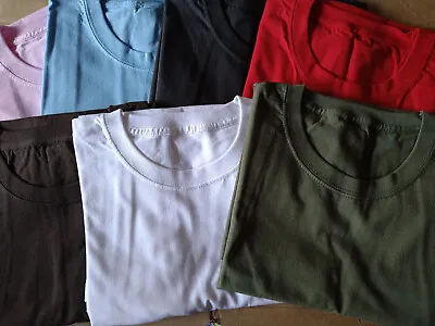 Buy Fruit Of The Loom Valueweight Plain Cotton T Shirt Various Sizes And Colours • 4.99£