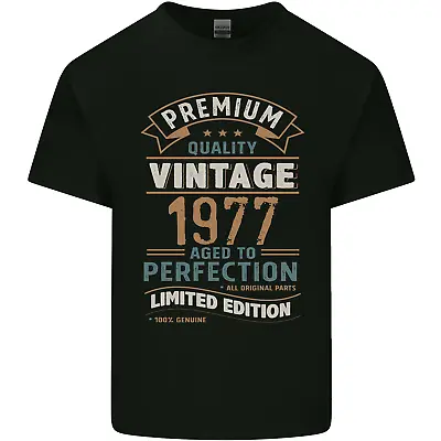 Buy Premium Vintage 47th Birthday 1977 Mens Cotton T-Shirt Tee Top • 8.75£