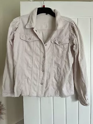Buy Ladies Pink Cord Jacket Misguided Size 12 • 3£