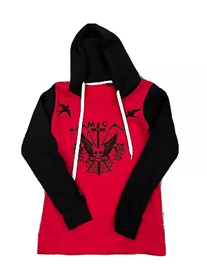 Buy Motley Crue 2015 Final Tour Womens Hoodie Sweatshirt Medium • 57£