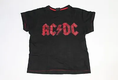 Buy Kids AC/DC Shirt Logo Hard Rock Band Youth Tee Small • 15.43£