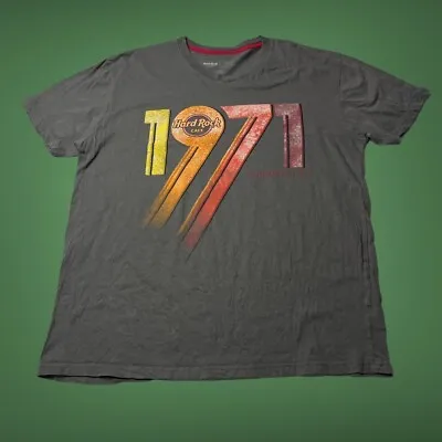 Buy Brown Hard Rock Cafe T-Shirt Graphic Tee Music Travel Size Large Washington DC • 9.95£
