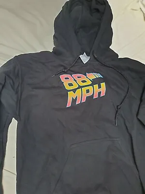 Buy 88mph Back To The Future Marty Mcfly 2015 1985 80s Hooded Top Retro • 16.99£