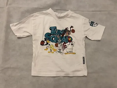 Buy Space Jam 2-3 Years Tune Squad Looney Tunes Print White Short Sleeve T-shirt • 0.99£