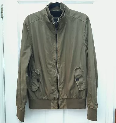Buy The Superdry Co Mens Size L Green Military MA1 Style Bomber Flight Jacket Sherpa • 5£