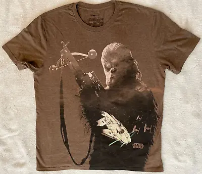 Buy Disney Store Star Wars Chewbacca T-Shirt Large • 9.99£