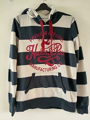 Buy New Look Hudson & Rose Hoodie Size 12. Cream Navy Stripes. Front Pocket  • 10£