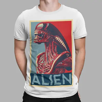 Buy Alien T-Shirt, Mens Xenomorph Nostromo Movie Movie Film 70s 80s SCi FI Marine • 6.99£